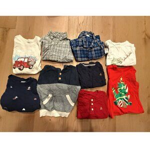 2T Boy Long Sleeve Shirts Lot